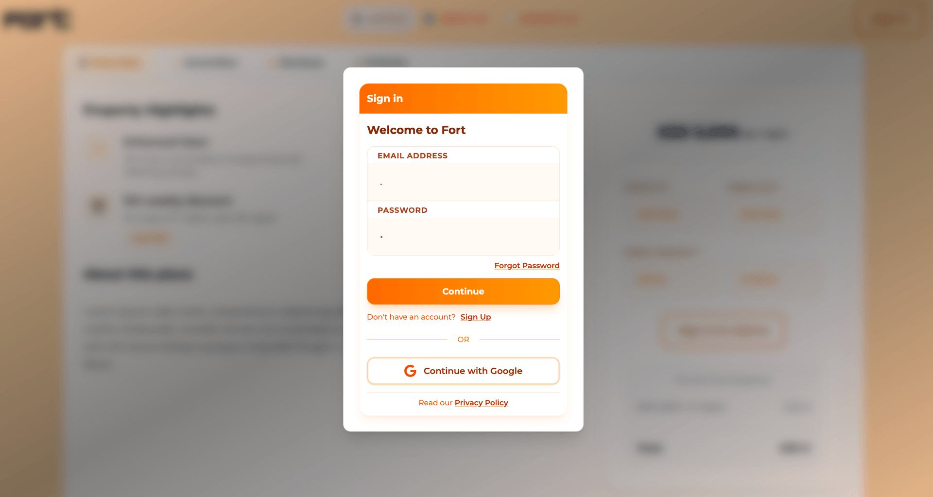 Fort Living Property Management Platform image 1